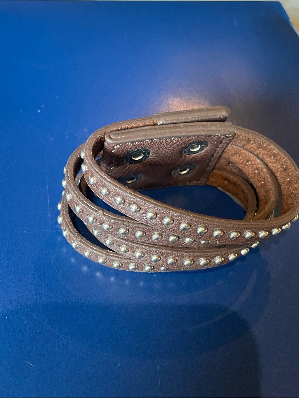 ViVI Brown Studded Wrap Bracelet